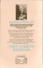 They ame to Baghdad. Agatha Christie