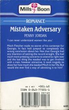 Mistaken Adversary. Penny Jordan ( )